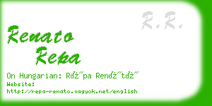 renato repa business card
